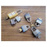 Padlocks with keys