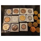 Commemorative president tokens