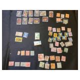 Postage stamps from Alstralia, New Zealand and