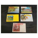 Souvenir postcard folders from Virginia.