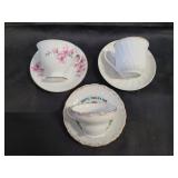 Assorted teacups.