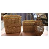 Assorted baskets.