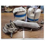 Buoys and boat bumper