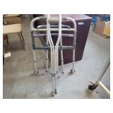 Medical walker and adjustable crutches