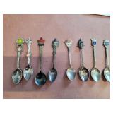 Collectors spoons of Canadian and European cities