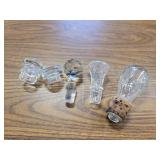 Glass bottle stoppers
