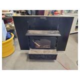 The Earth Stove wood burning fireplace insert
