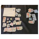 Postage stamps from Spain and Portugal