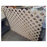 Plastic lattice panels. 4ftx8ft (4) panels and