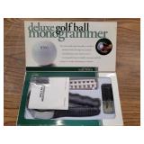 Deluxe golf ball monogrammer. NIB