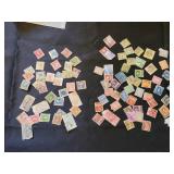 Postage stamps from Sweden and Switzerland