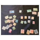 Postage stamps from European countries