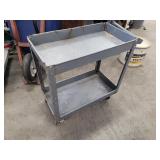 Metal cart.