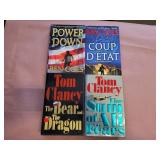 Tom Clancy and Ben Coes novels. First editions.