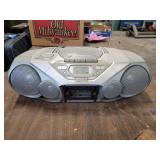 Philips AM/FM Cassette CD player radio.