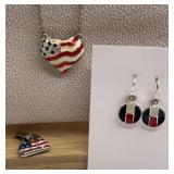 Red white & blue jewelry