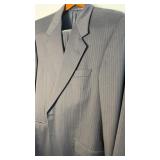 Hickey Freeman Menï¿½s Pin Stripe Suit/46L 38x30