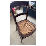 Ladder Back Cane Seat Chair