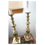 MCM Brass Table Lamps 37ï¿½ Only One Shade