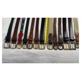 Assorted Belts 13e See last pic for measurements
