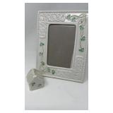 9x7 Ceramic Picture Frame 3.5x5.5 Opening w/