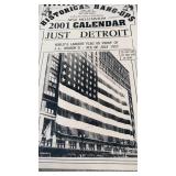 2001 Historical Hang Ups Just Detroit Calendar