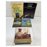 Golf Instruction Book Lot  5 Titles