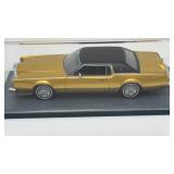 Gold Lincoln Mark IV Diecast Model!