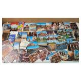 Vintage postcards, blank on back, and souvenir