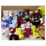 Large Lot of Plush Toys & Beanie Babies