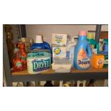 Content of Shelf Laundry Supplies
