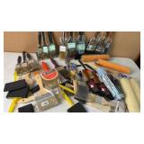 Large lot of paint brushes, new
