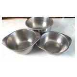 3 Stainless Steel Mixing Bowls