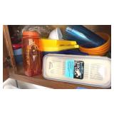 Plastic Pitcher, Colanders, Cups, Bowls