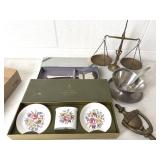 Royal Worcester & Brass Decor Lot