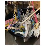 Laundry Basket with Hangers 16x21in