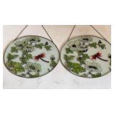 Pair Glass Sun Catcher