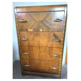 c1930s Art Deco Water Fall Dresser