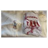 Vintage Hand-Knit Baby Layette Set & Peter Rabbit