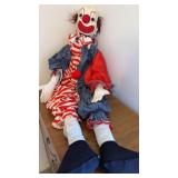 48" Mid Century Clown Fabric