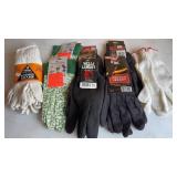 New Work & Garden Gloves: Cotton Jersey, Wells