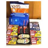 Masks & Shoe Care Supply Lot  Instant Shine,
