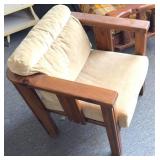 Vintage Solid Wood Chair 27x26x27"