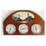 Nautical Weather Station Thermometer Barometer