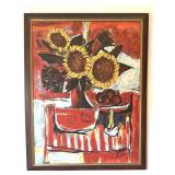 Mid Century Contemporary Wall Art 42x54"