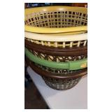 5 Laundry Baskets 10 and 13 in tall