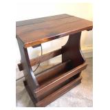 Magazine side table 18 x 12 x 23"