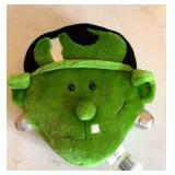 Frankenstein Monster Head Plush Pillow 14x13"