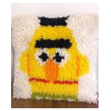 Bert from Sesame Street handmade latch hook