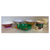 Plastic Kids Bowls & Cups